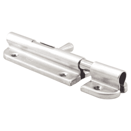 3-9/16" Spring Loaded Barrel Bolt, Satin/Plain Main - Image