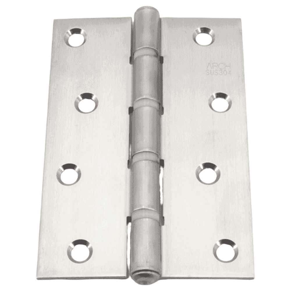 70mm x 102mm Butt Hinge, Satin Stainless Steel Alt 2 - Image