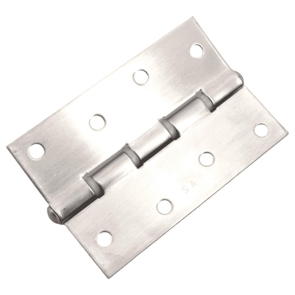 70mm x 102mm Butt Hinge, Satin Stainless Steel Alt 3 - Image