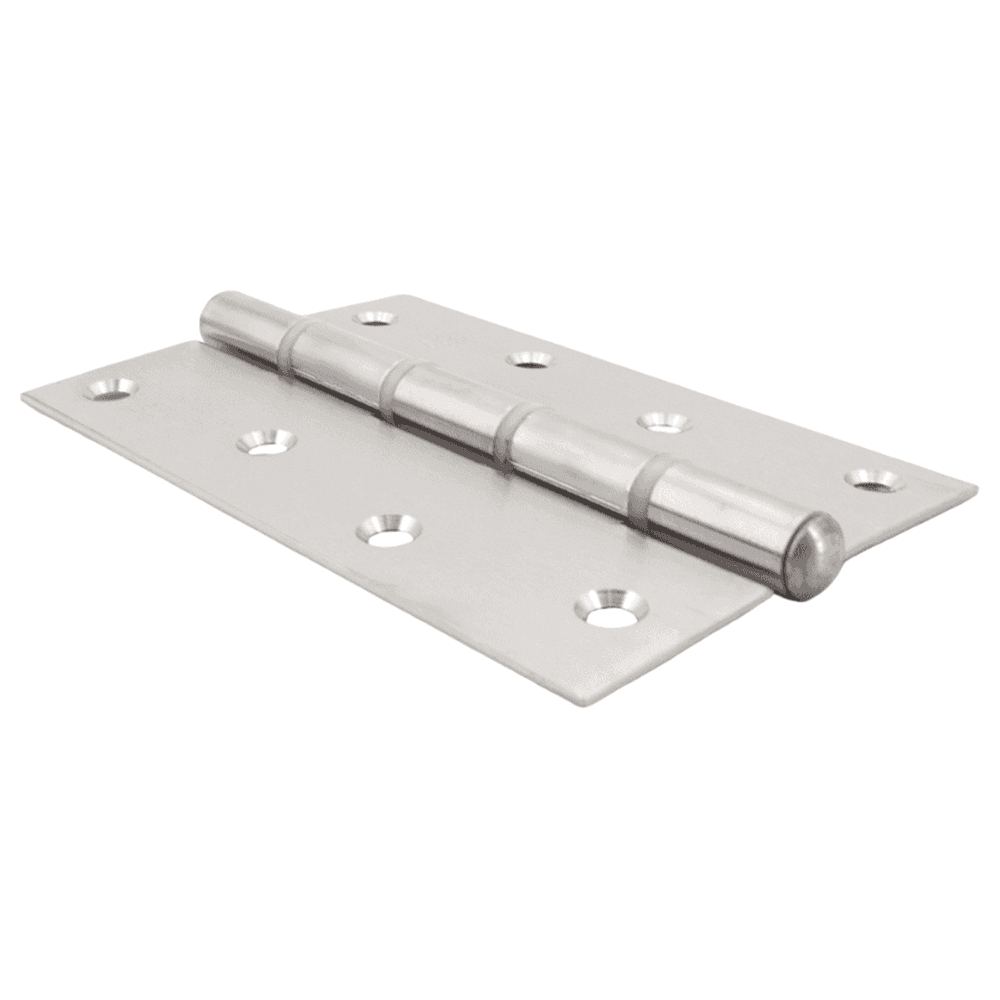 82mm x 127mm Butt Hinge, Satin Stainless Steel Alt 1 - Image