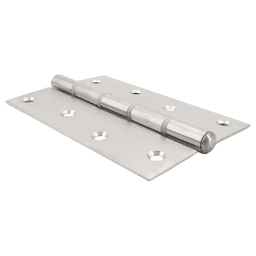 82mm x 127mm Butt Hinge, Satin Stainless Steel Alt 1 - Image
