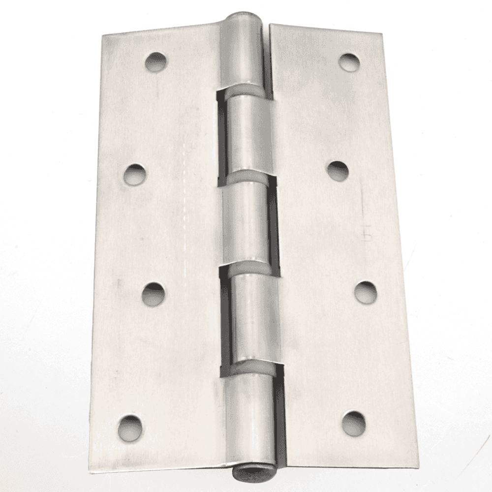 82mm x 127mm Butt Hinge, Satin Stainless Steel Alt 2 - Image