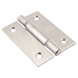 39mm x 51mm Butt Hinge, Satin Stainless Steel Alt 1 - Image