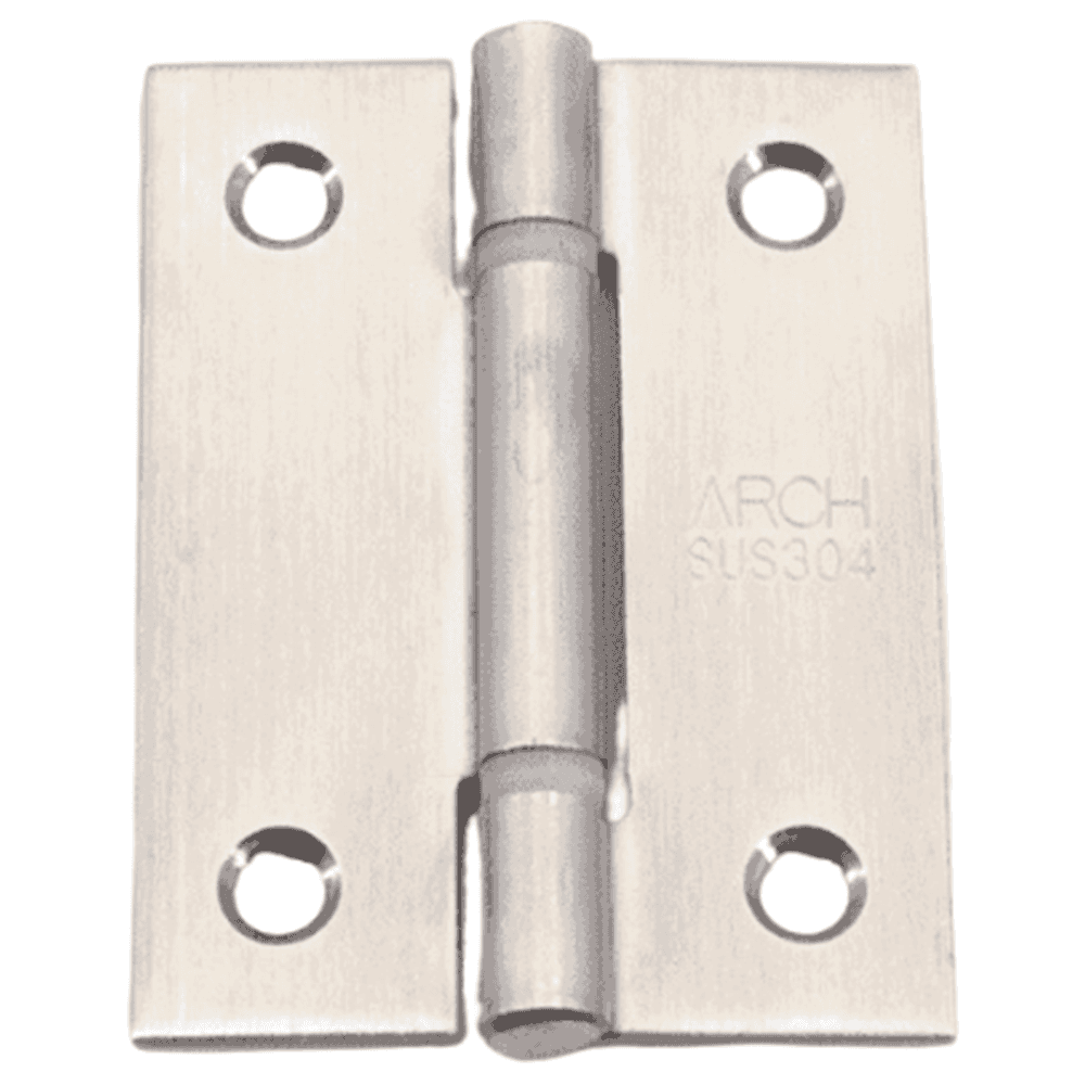 39mm x 51mm Butt Hinge, Satin Stainless Steel Main - Image