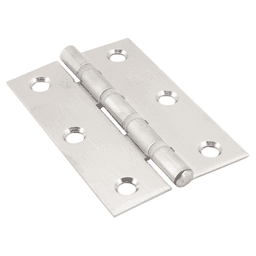 2-1/2" Butt Hinge with Bushing, Satin Alt 1 - Image