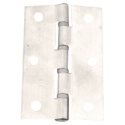 2-1/2" Butt Hinge with Bushing, Satin Alt 2 - Image