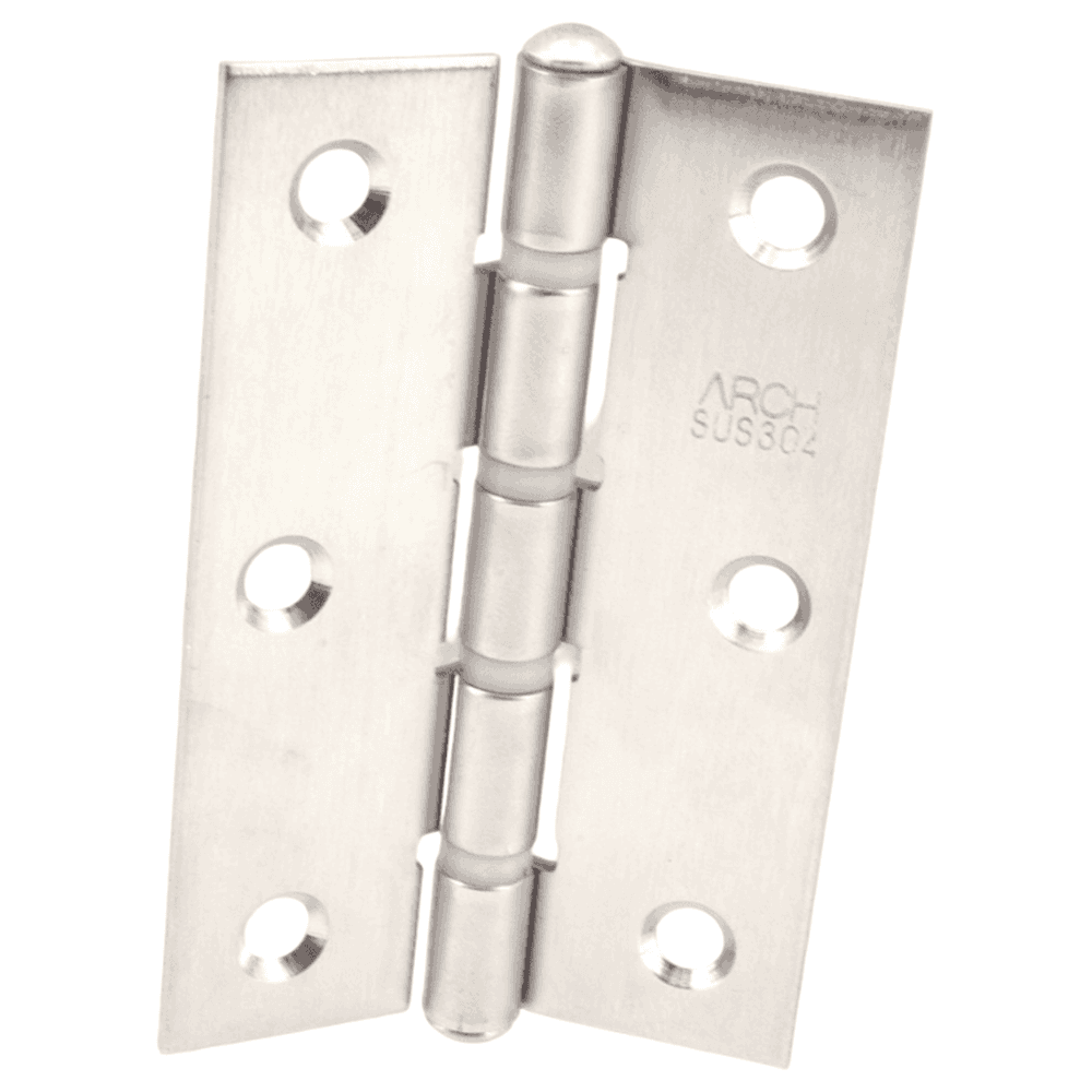 50mm x 76mm Butt Hinge, Satin Alt 4 - Image