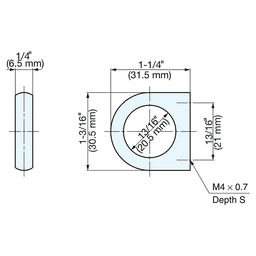 1/4" Ring Pull, Satin Alt 3 - Image