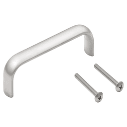 2-9/16" Cabinet Handle Pull, Satin Main - Image