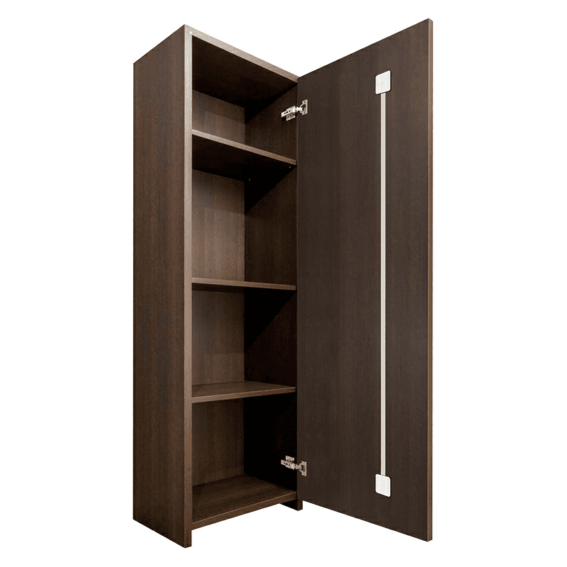 1930mm Concealed Door Straightener with Cover Cap Plain/Nickel (25/Box) - Main Image