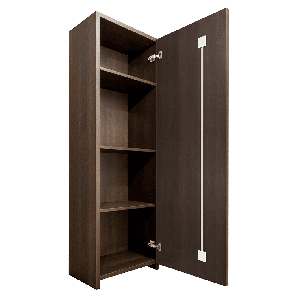 2300mm Concealed Door Straightener with Cover Cap Plain/Nickel - Main Image