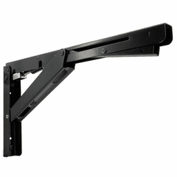 303/EP Folding Bracket with Soft Close, Black Main - Image