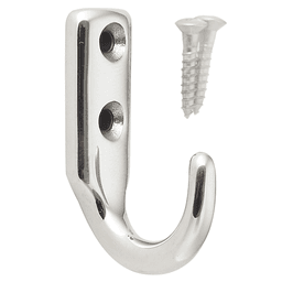 NSF approved utility hook with stainless steel screws, Sugatsune