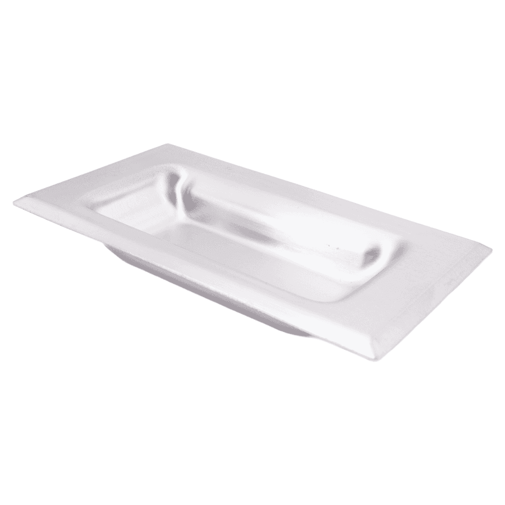 4" Flush Pull with Female Stud M4 x 25 Screw, Satin Main - Image