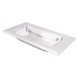 4" Flush Pull with Female Stud M4 x 25 Screw, Satin Main - Image