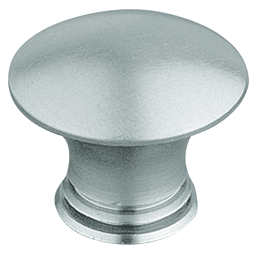 Sugatsune 1-3/16" Satin Nickel Stainless Steel Knob - Close Up View