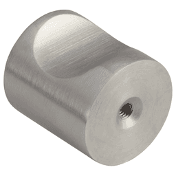 3mm Round Knob, Satin Alt 1 - Image