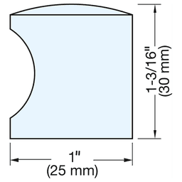 3mm Round Knob, Satin Alt 5 - Image