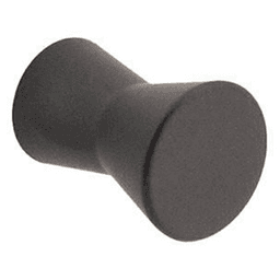 23mm Round Knob, Black Alt 2 - Image