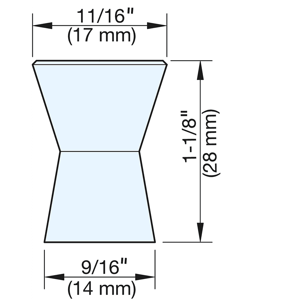 23mm Round Knob, Black Alt 3 - Image
