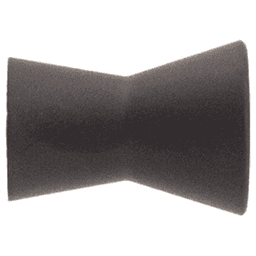 23mm Round Knob, Black Main - Image