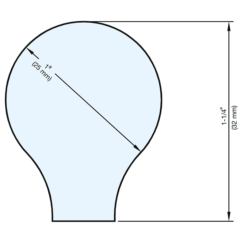 32mm SUS Knob, Satin Alt 8 - Image