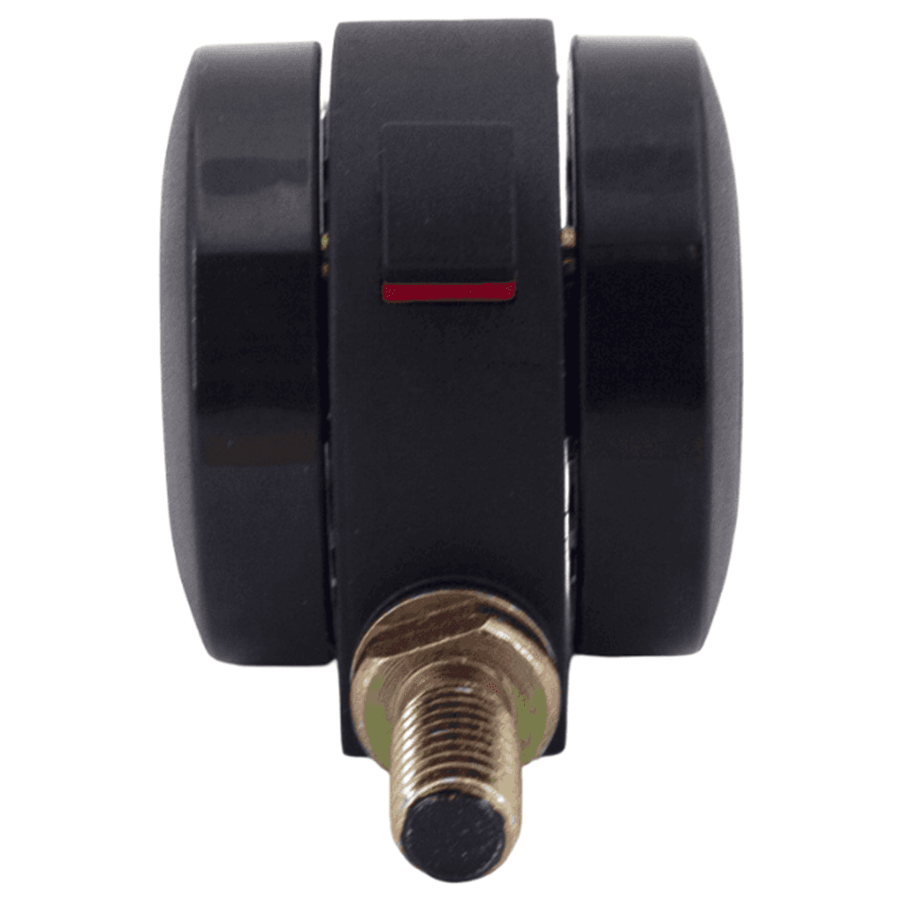 50mm Plastic Twin Wheel Caster with Brake Alt 3 - Image