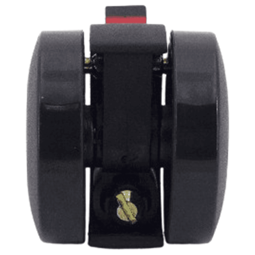 50mm Plastic Twin Wheel Caster with Brake Alt 4 - Image