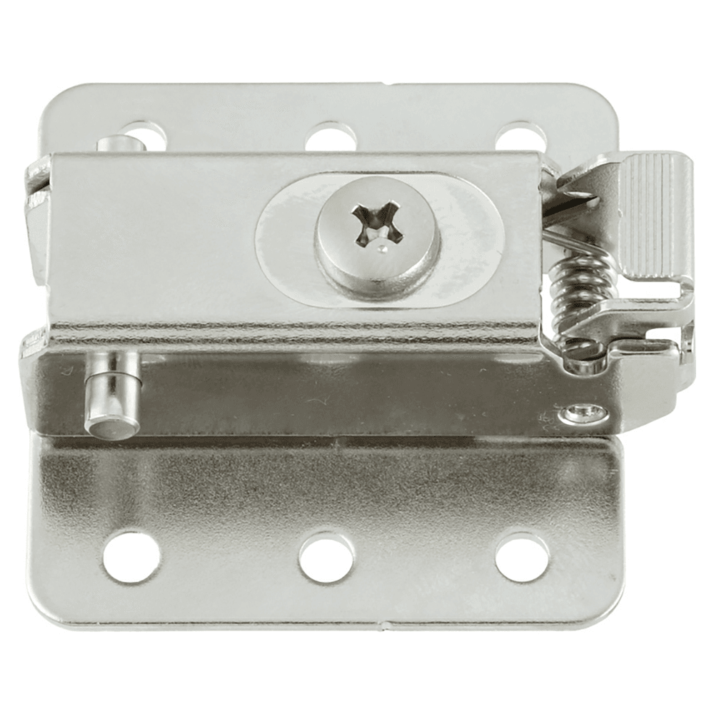 Lamp Clip-On Concealed Hinge Mounting Plate, Nickel-Plated - Main Image