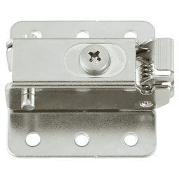 Lamp Clip-On Concealed Hinge Mounting Plate, Nickel-Plated - Main Image