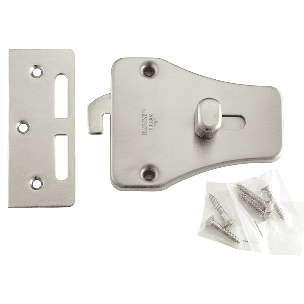 Sliding Door Latch, Satin Alt 1 - Image