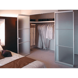 Lever Handle for Sliding Door, Anodized/Satin Main - Image