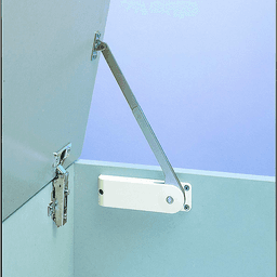 Medium Duty Right Hand Soft Down Stay, White - Alt Image 1