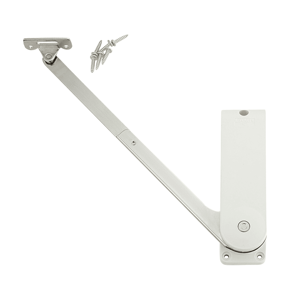 HDS-30 Left-Hand Medium Duty Soft-Down Stay, White - Main Image