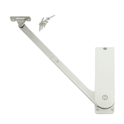 HDS-30 Left-Hand Medium Duty Soft-Down Stay, White - Main Image