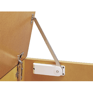 HDS-30 Right-Hand Medium Duty Soft-Down Stay, White - Alt Image 1