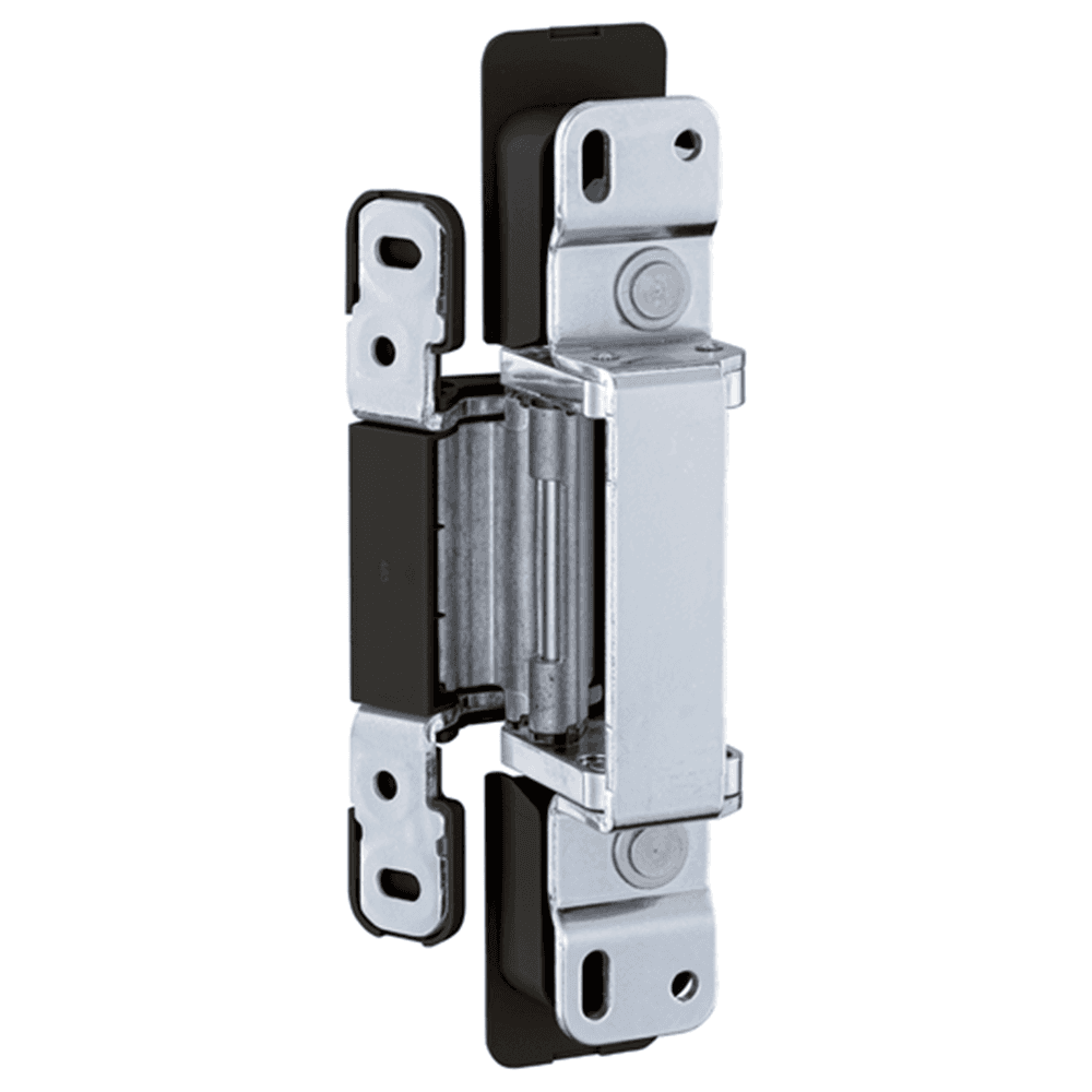 HES2S 3-Way Adjustable Concealed 110° Opening Hinge (Frame-Surface Mount), Black Alt 2 - Image