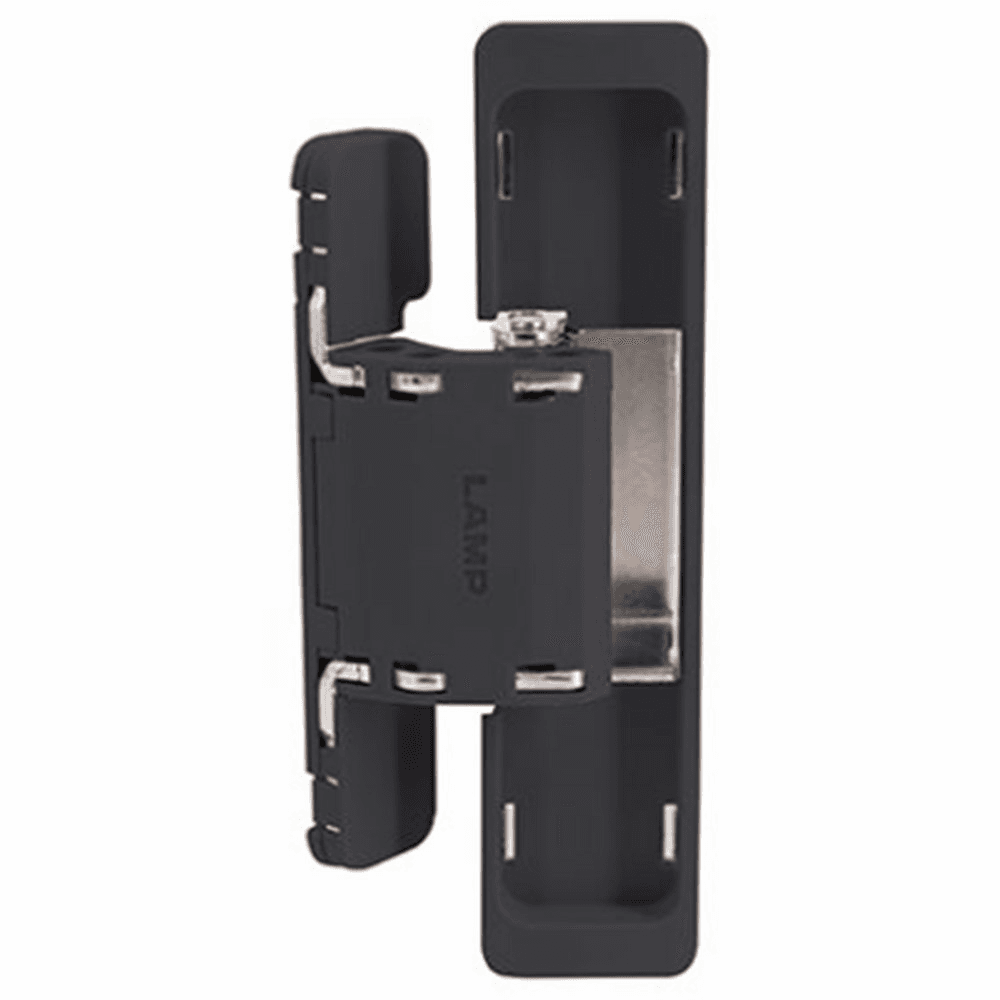 HES2S 3-Way Adjustable Concealed 125° Opening Hinge (Frame-Surface Mount), Black Alt 1 - Image