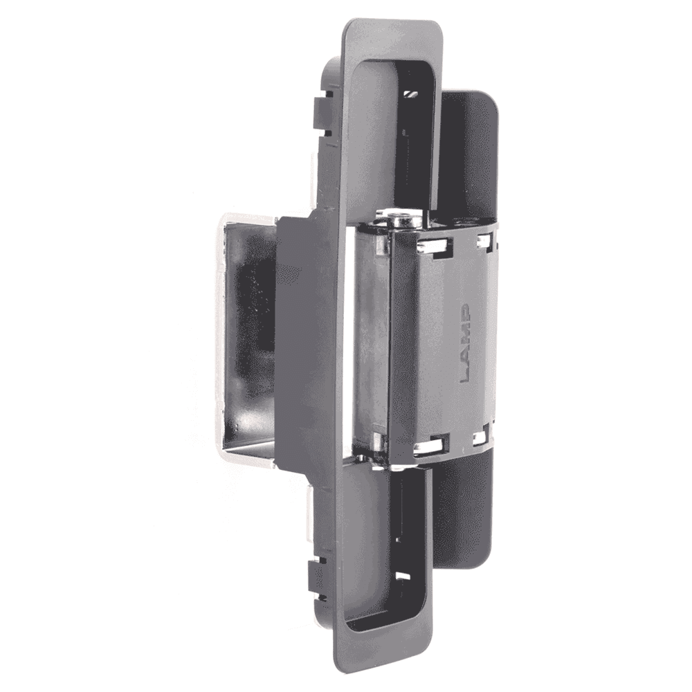 HES2S 3-Way Adjustable Concealed 125° Opening Hinge (Frame-Surface Mount), Dark Grey Alt 2 - Image
