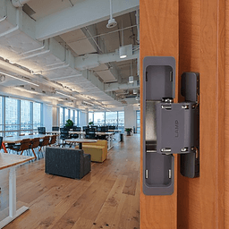 HES2S 3-Way Adjustable Concealed 125° Opening Hinge (Frame-Surface Mount), Dark Grey Alt 8 - Image