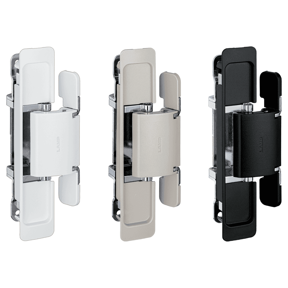HES2S 3-Way Adjustable Concealed 110° Opening Hinge (Frame-Surface Mount), Warm Grey Alt 5 - Image
