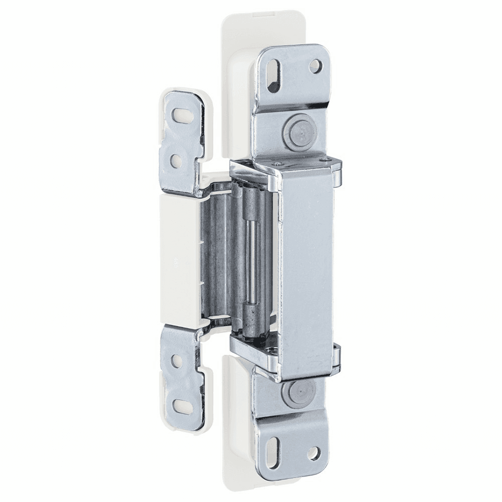 HES2S 3-Way Adjustable Concealed 110° Opening Hinge (Frame-Surface Mount), White Alt 2 - Image