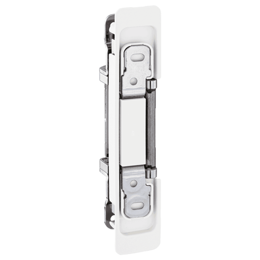 HES2S 3-Way Adjustable Concealed 110° Opening Hinge (Frame-Surface Mount), White Alt 4 - Image