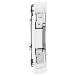 HES2S 3-Way Adjustable Concealed 110° Opening Hinge (Frame-Surface Mount), White Alt 4 - Image