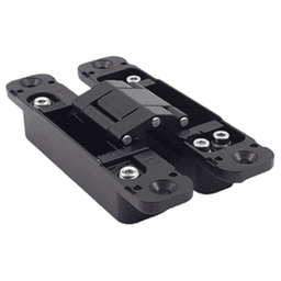 HES3D-120 3-Way Adjustable Concealed Hinge, Black Alt 10 - Image