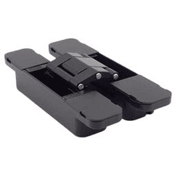 HES3D-120 3-Way Adjustable Concealed Hinge, Black Alt 2 - Image