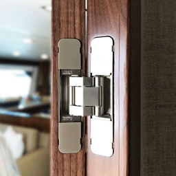 HES3D-120 3-Way Adjustable Concealed Hinge, Black Alt 26 - Image
