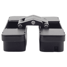 HES3D-120 3-Way Adjustable Concealed Hinge, Black Alt 3 - Image