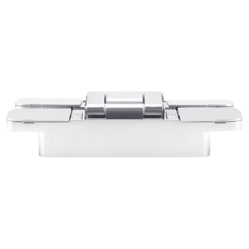HES3D 3-Way Adjustable Concealed Hinge, Dull Chrome Alt 2 - Image