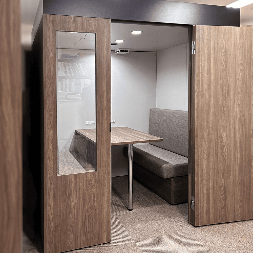 HES3D 3-Way Adjustable Concealed Hinge, Dull Chrome Alt 8 - Image